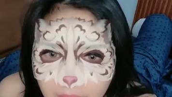 Part Lanjutan Live Host Alya Bertopeng Seksi